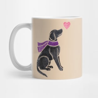 Curly Coated Retriever (black) Mug